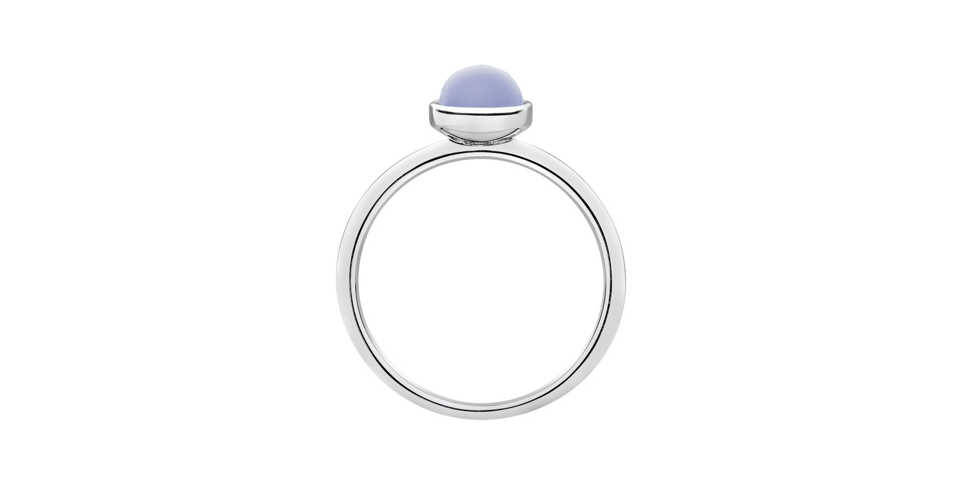 Prsten s chalcedonem blue Bonbon