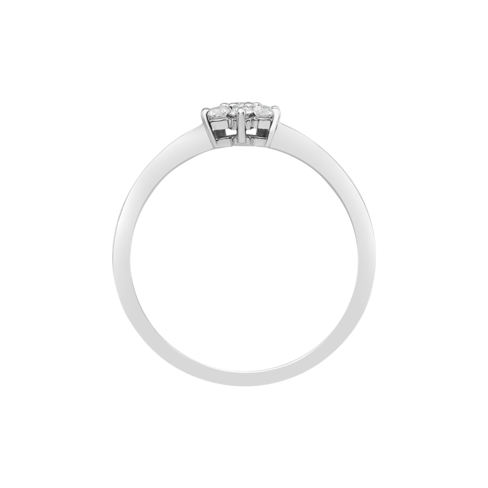 Prsten s diamanty Winter Star