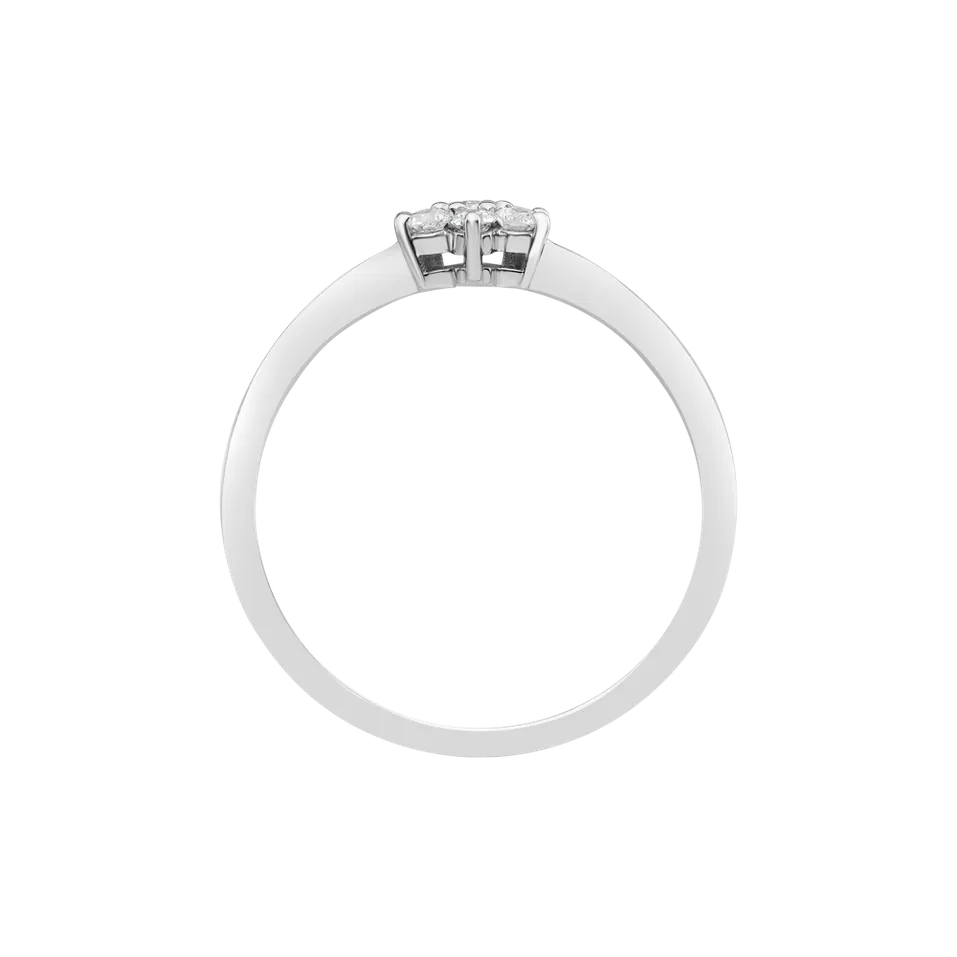 Prsten s diamanty Winter Star