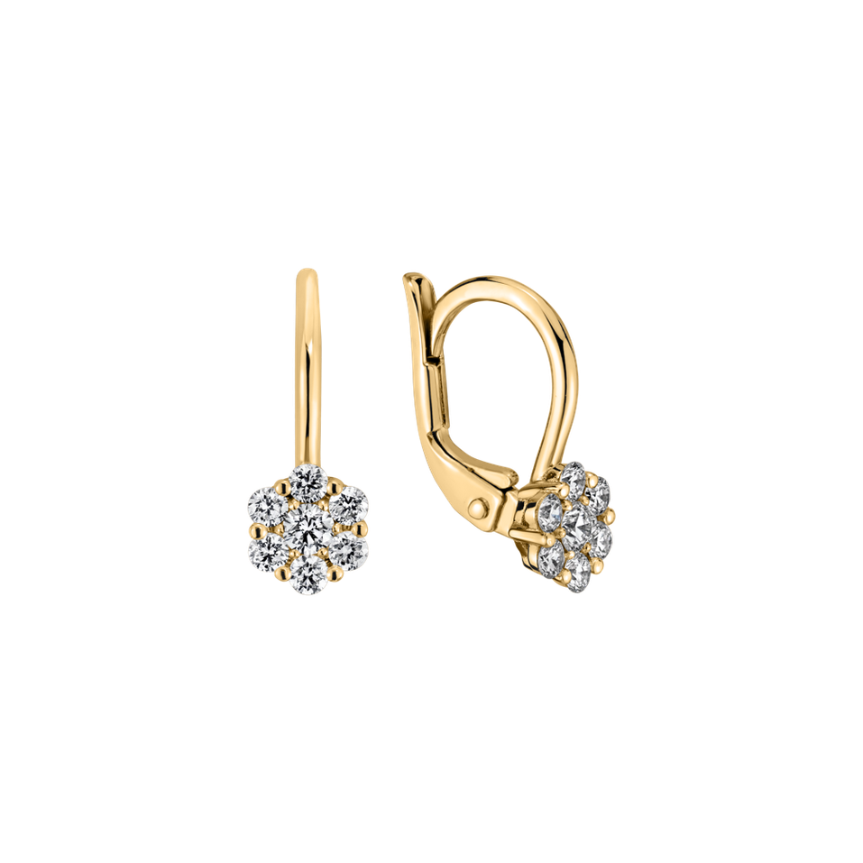 Náušnice s diamanty Brilliance