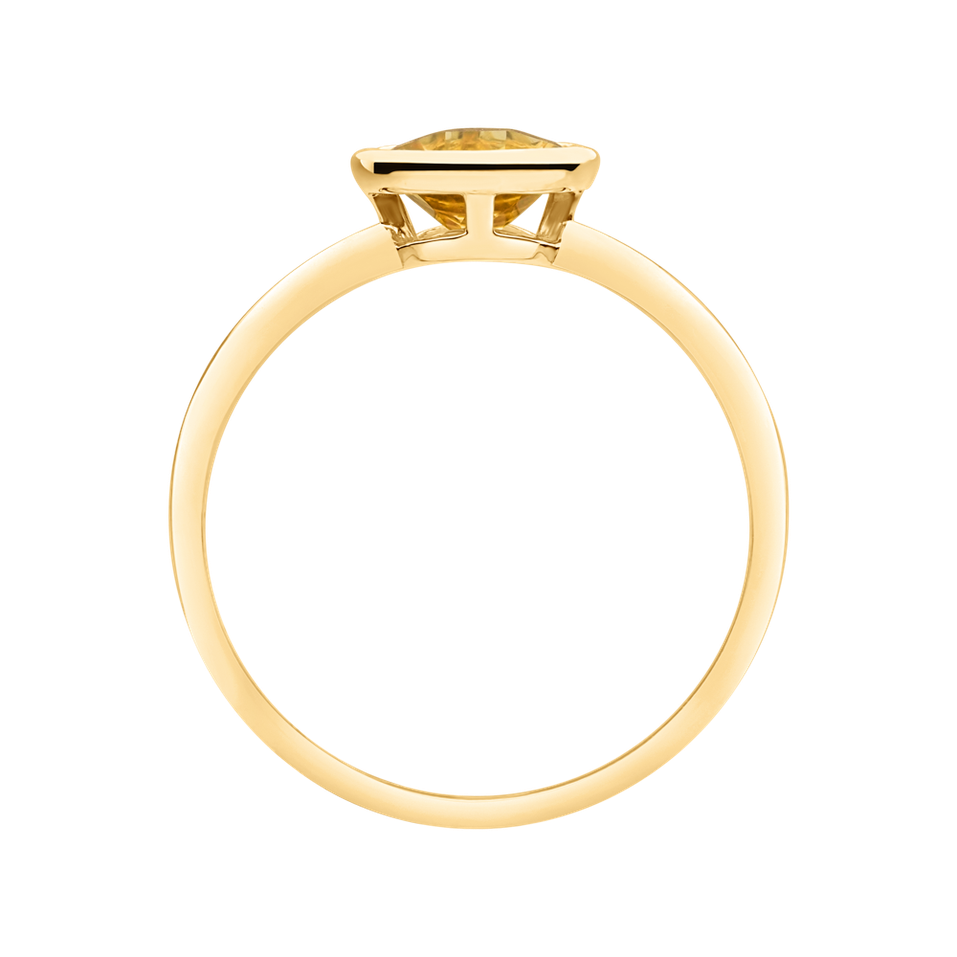Prsten s citrínem Bonbon