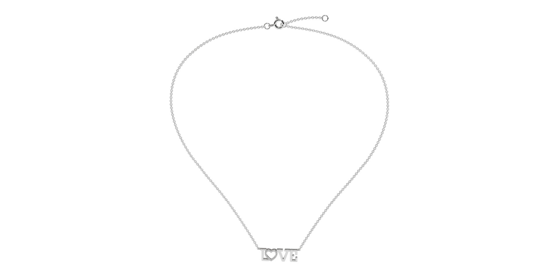 Náhrdelník s diamanty Shimmer Love
