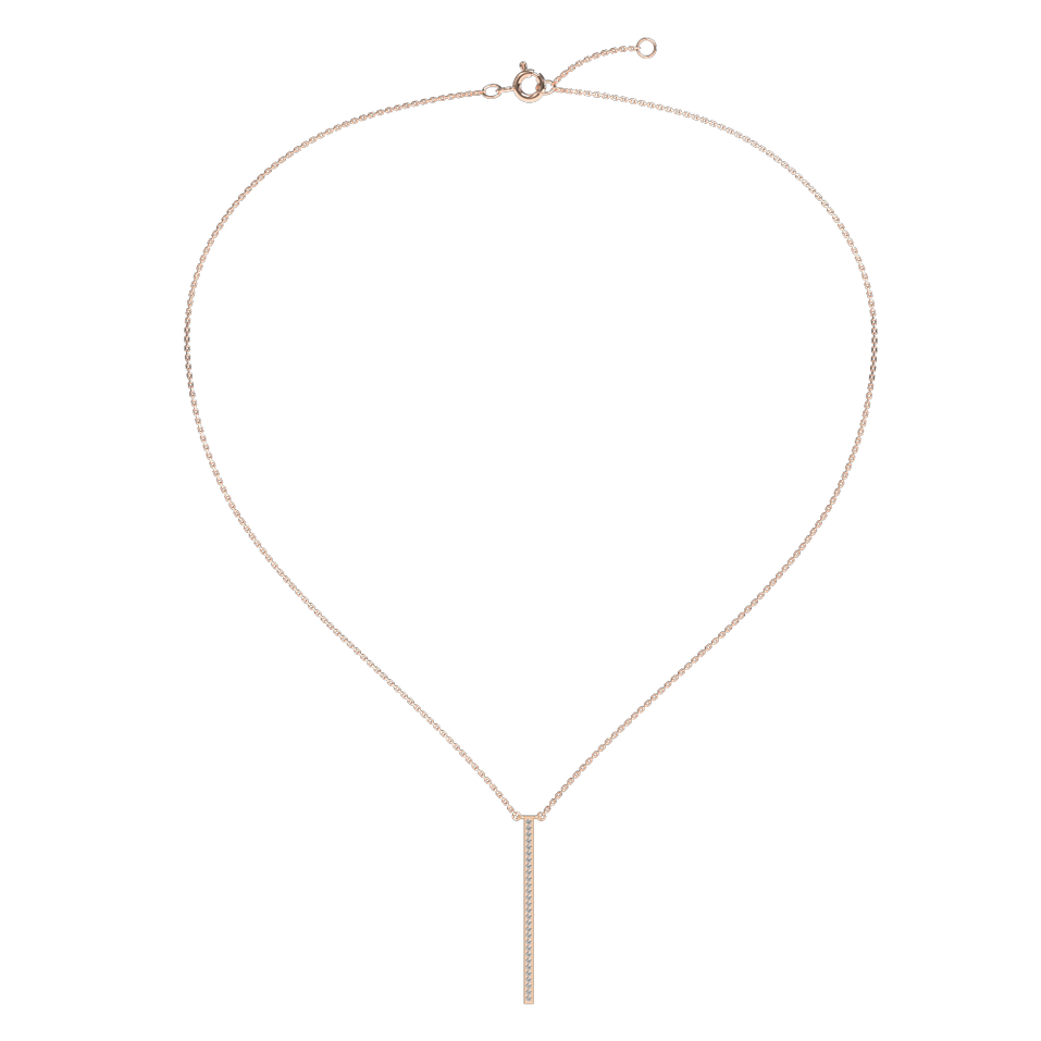 Náhrdelník s diamanty Essential Dash