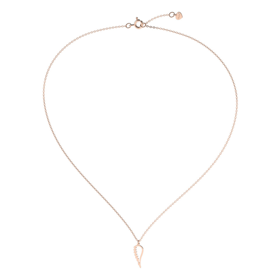 Náhrdelník s diamantem Angel Wing