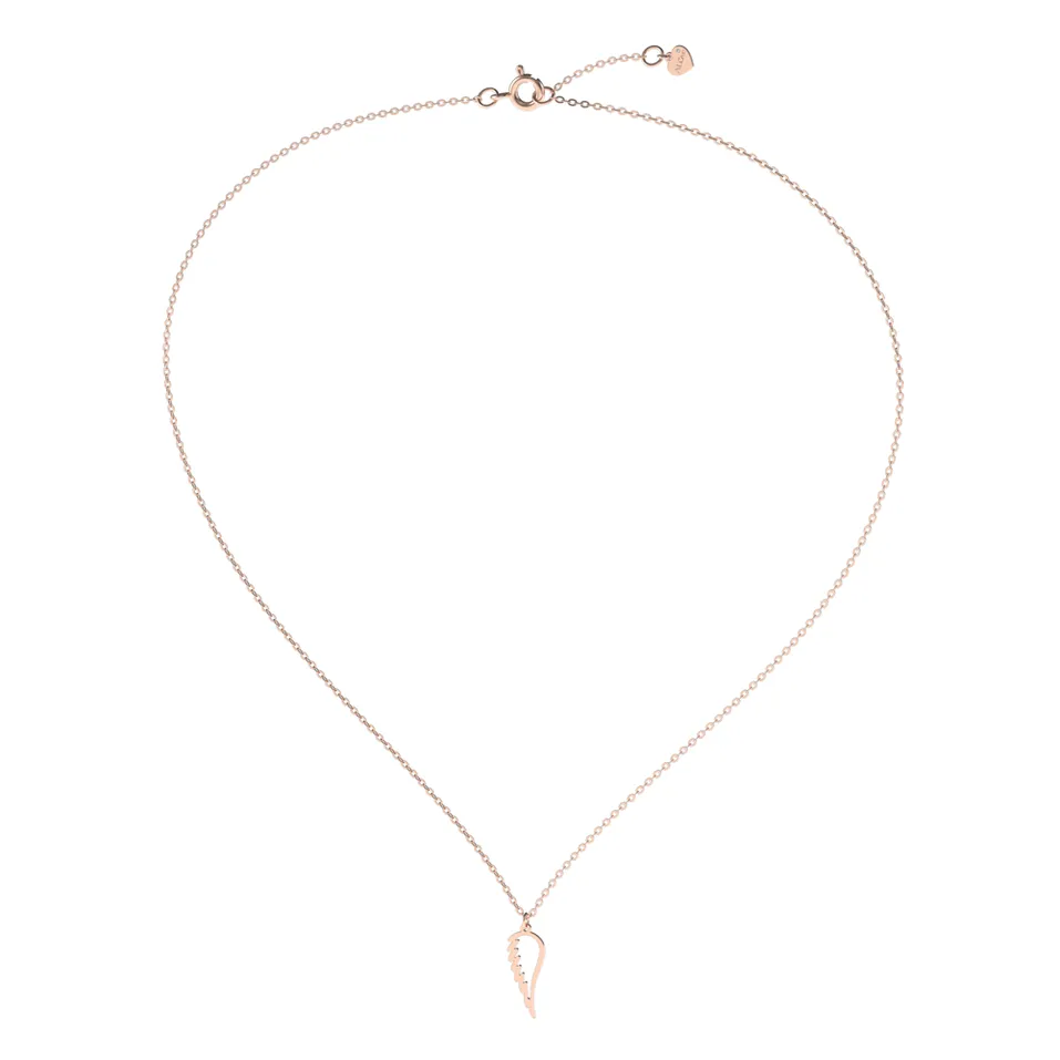 Náhrdelník s diamantem Angel Wing