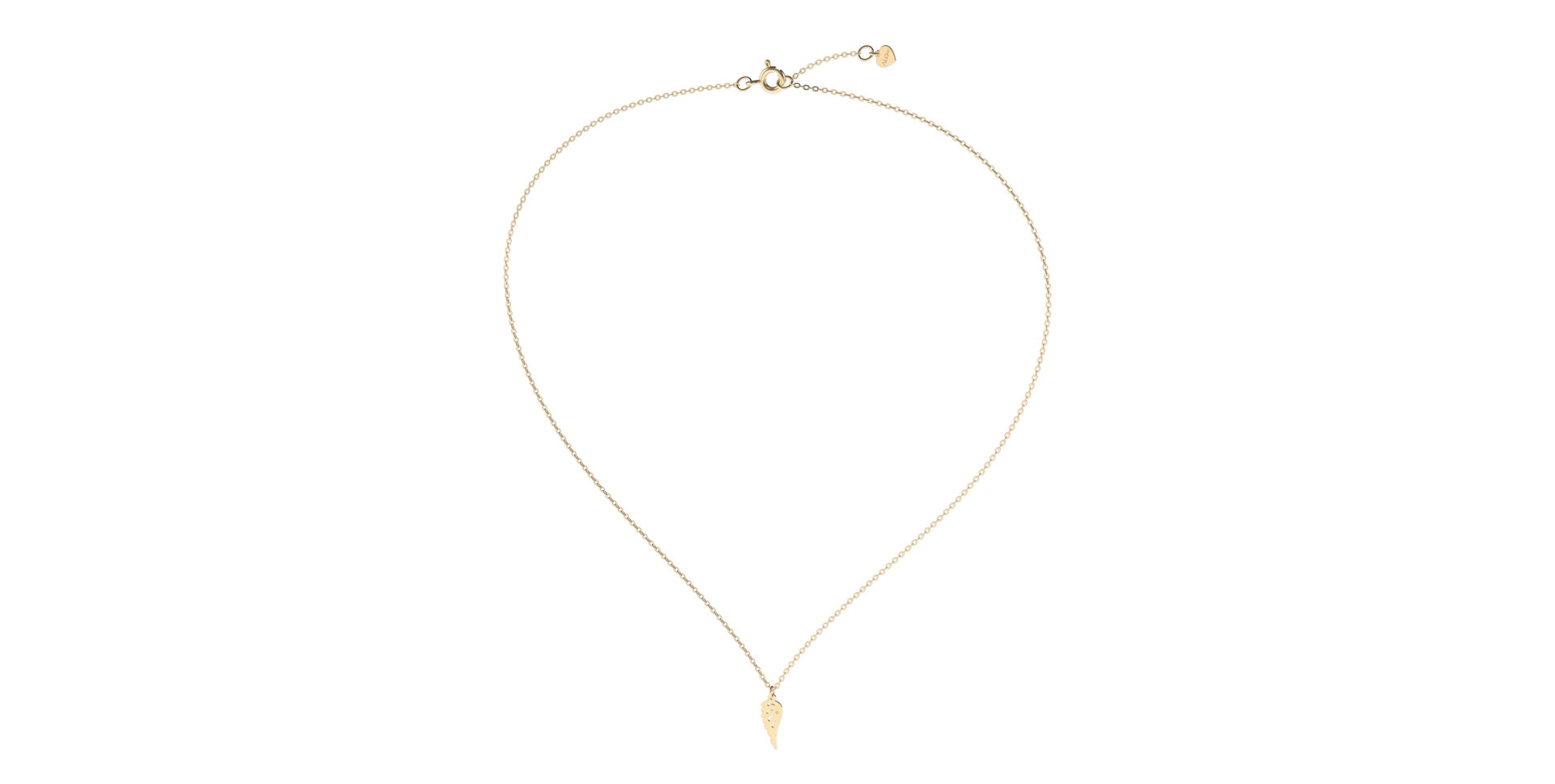 Náhrdelník s diamantem Diamond Wing