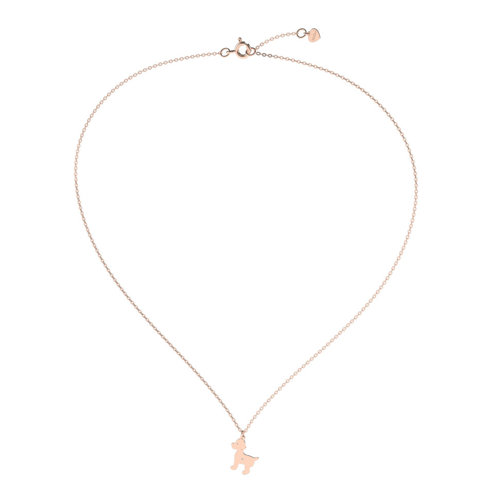 Náhrdelník s diamantem Puppy