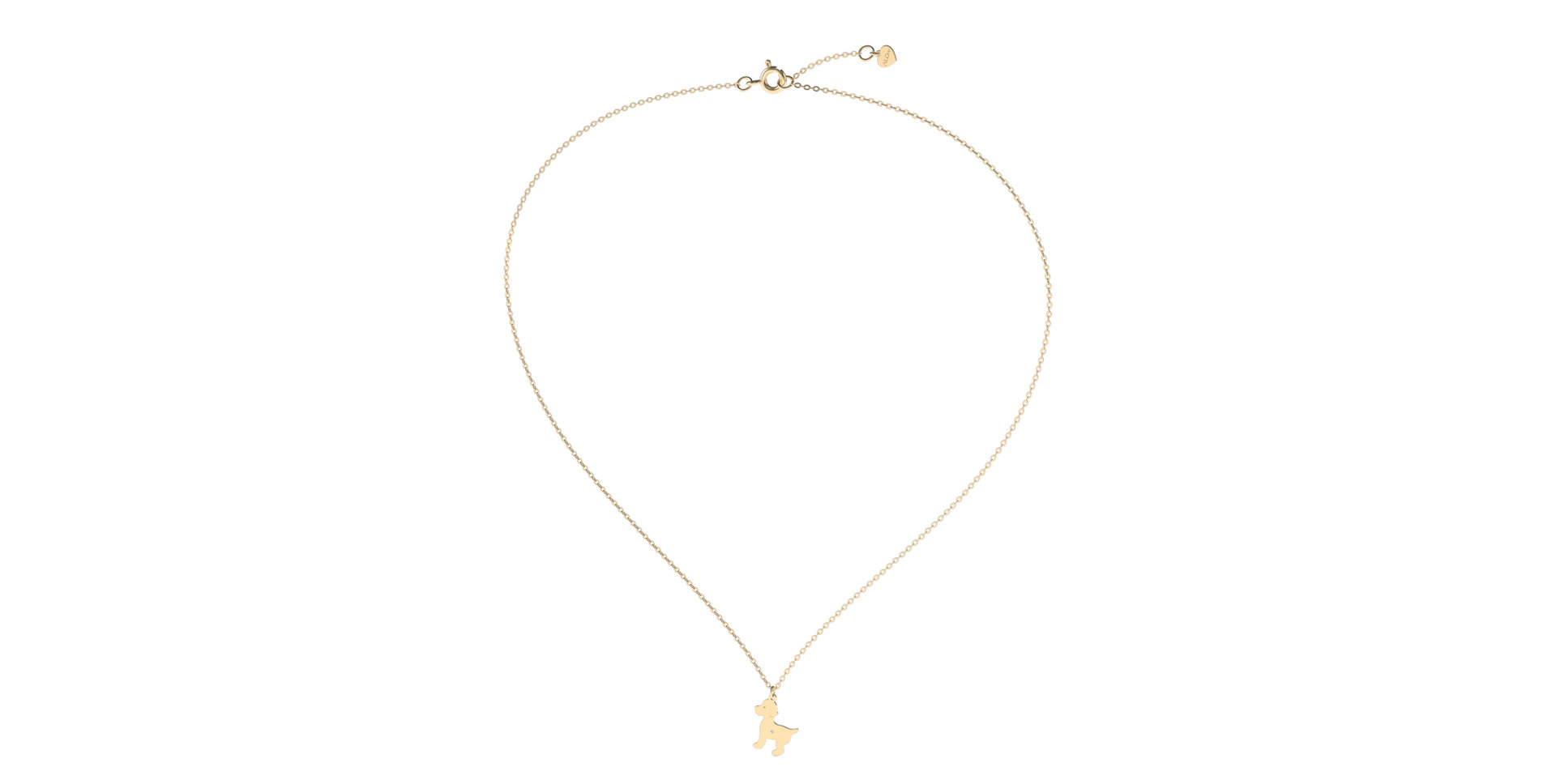 Náhrdelník s diamantem Puppy