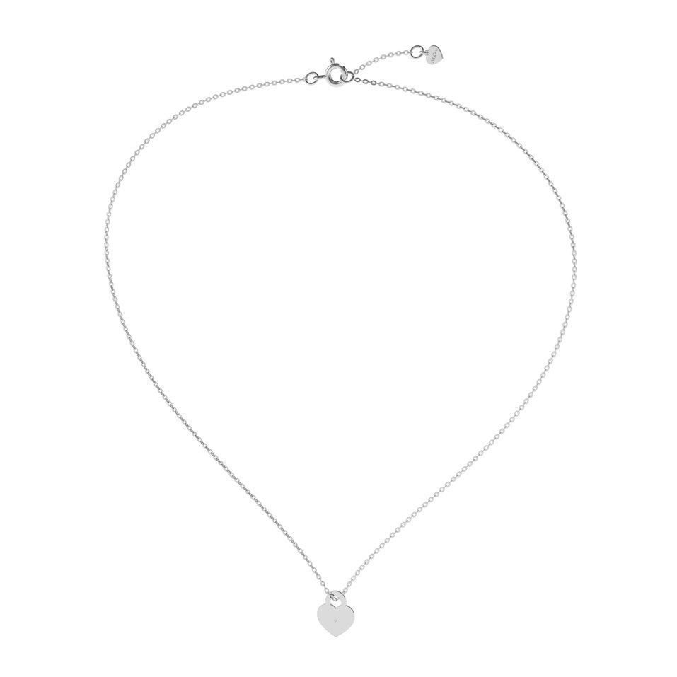 Náhrdelník s diamantem Love Lock