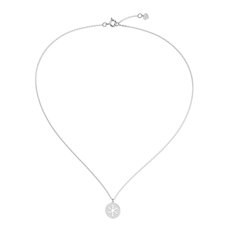 Náhrdelník s diamantem Diamond Snowflake