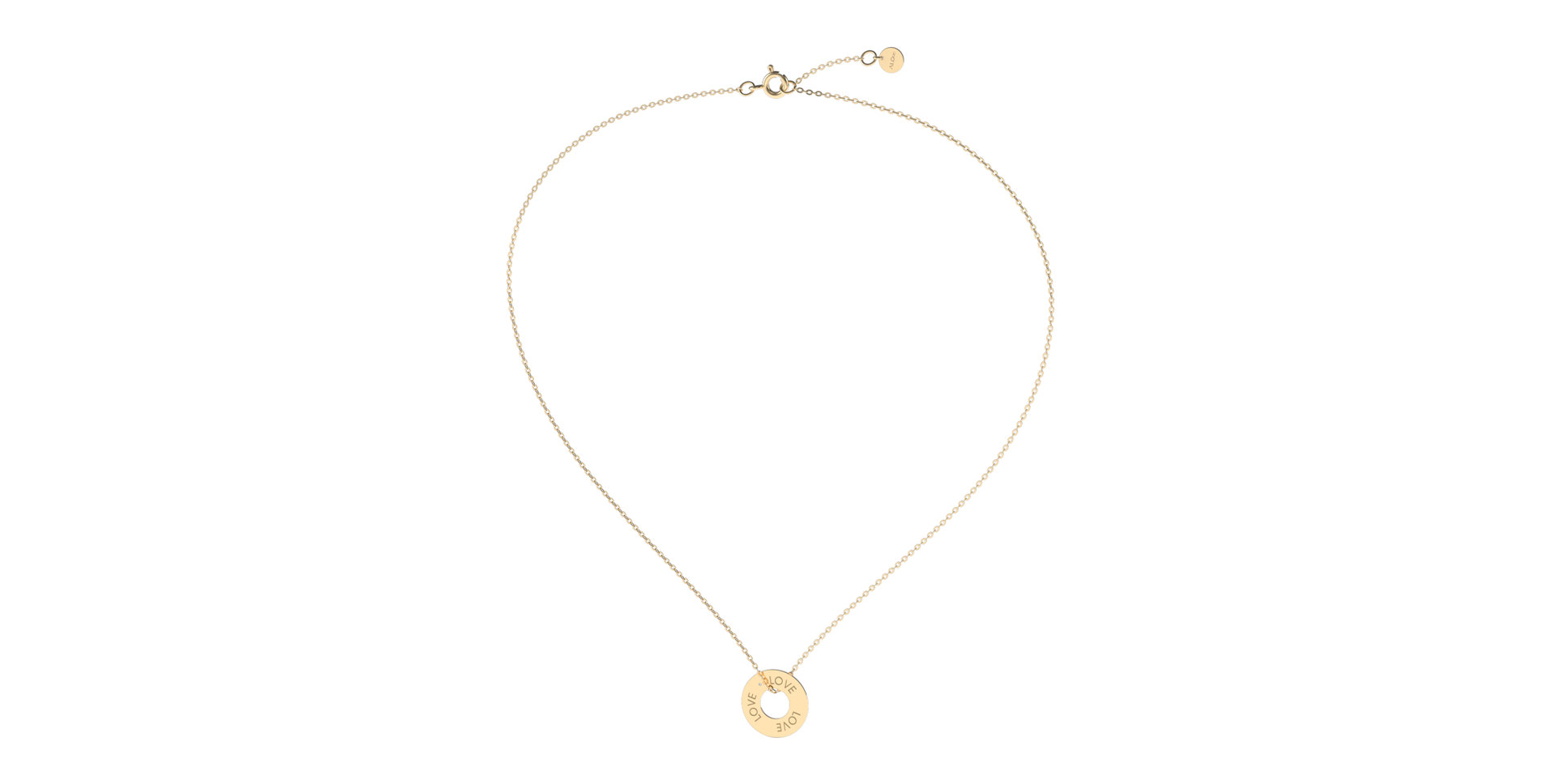 Náhrdelník s diamantem Love Circle