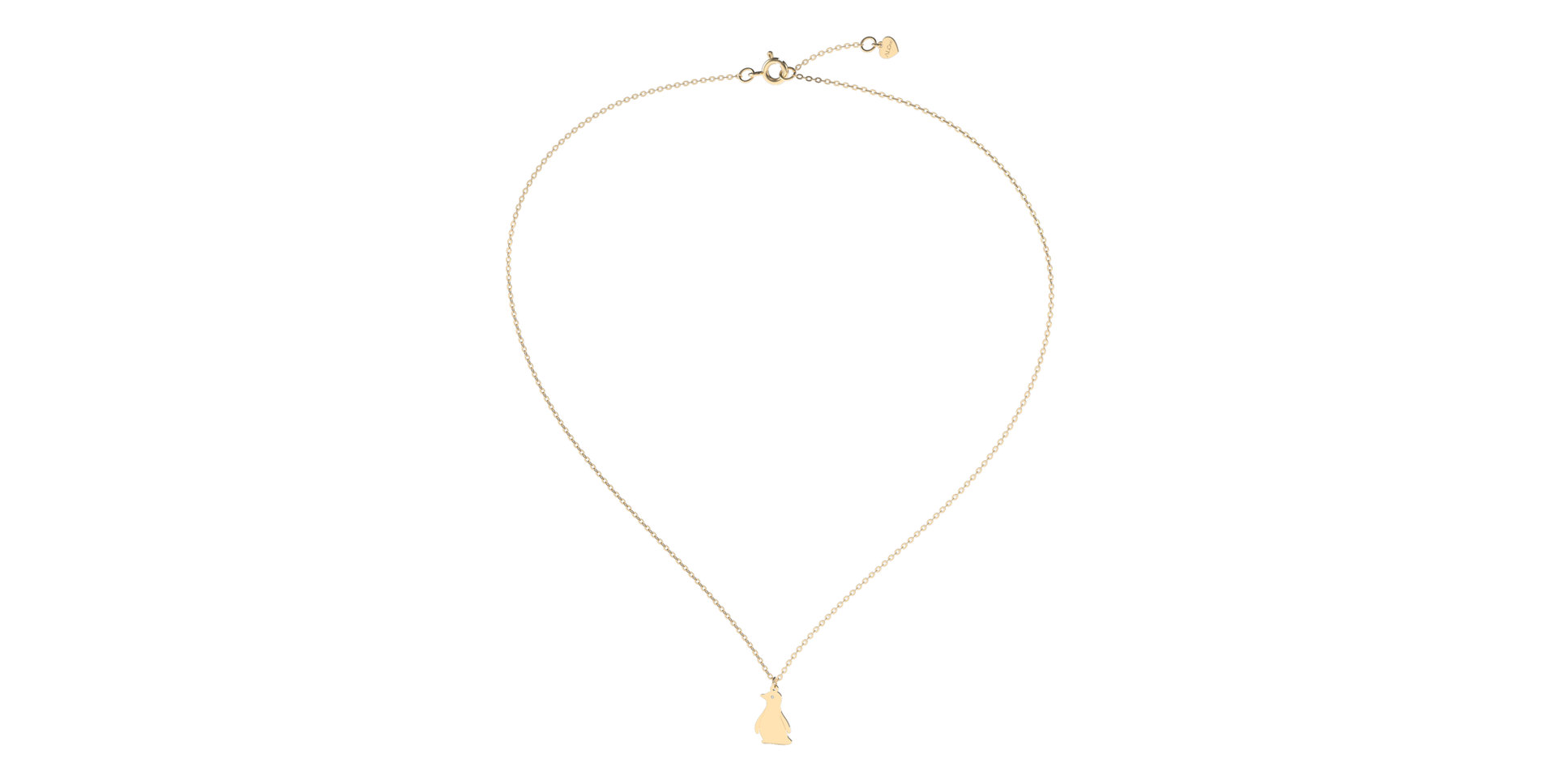 Náhrdelník s diamantem Penguin