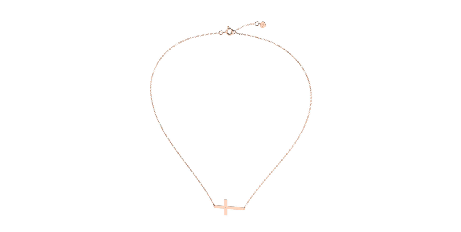 Náhrdelník s diamantem Cross