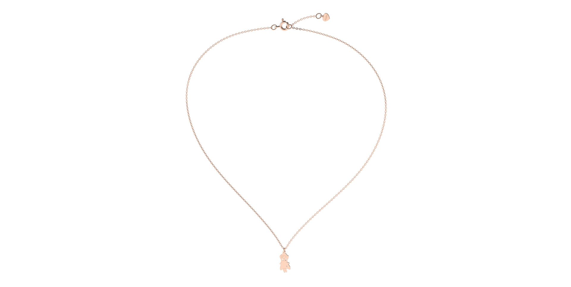 Náhrdelník s diamantem Girl