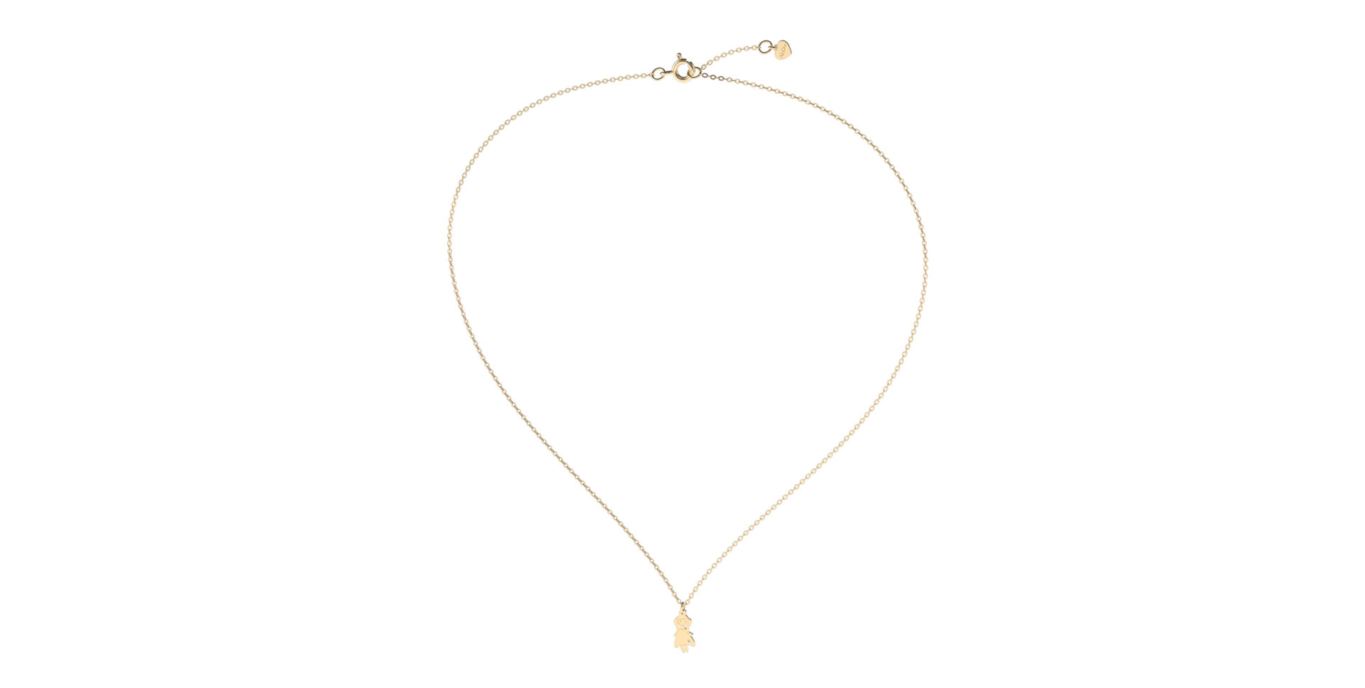 Náhrdelník s diamantem Little Girl