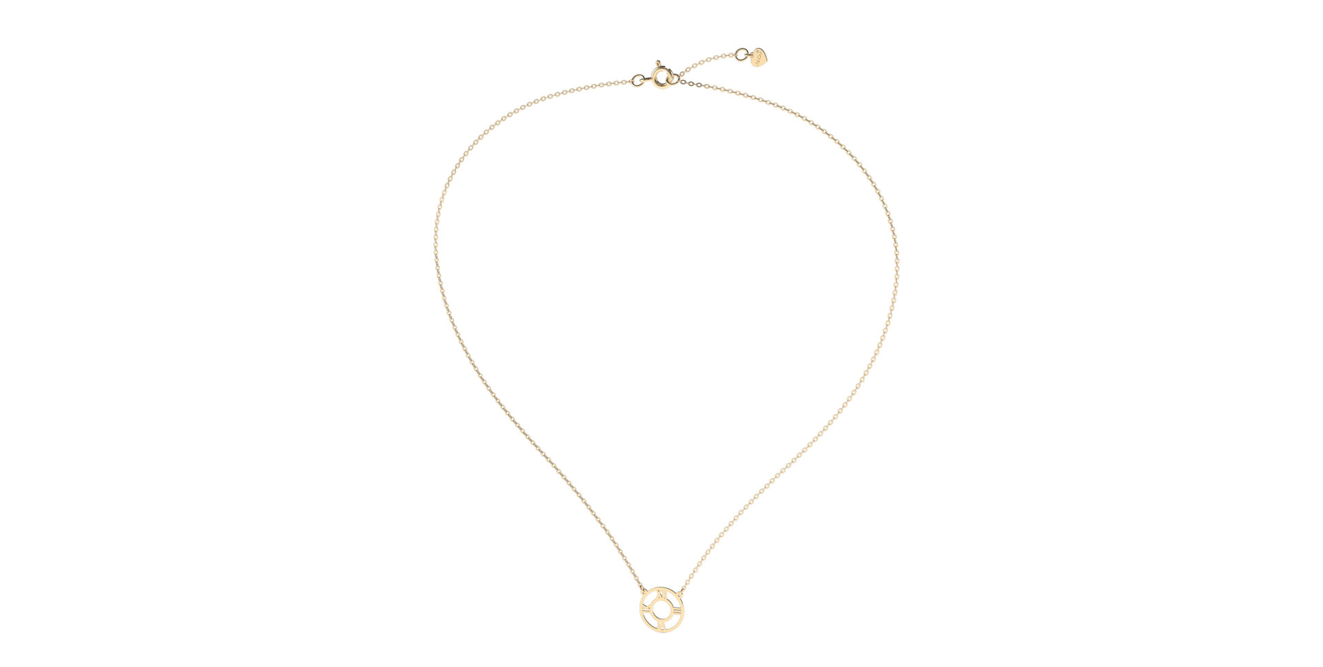 Náhrdelník s diamantem Time