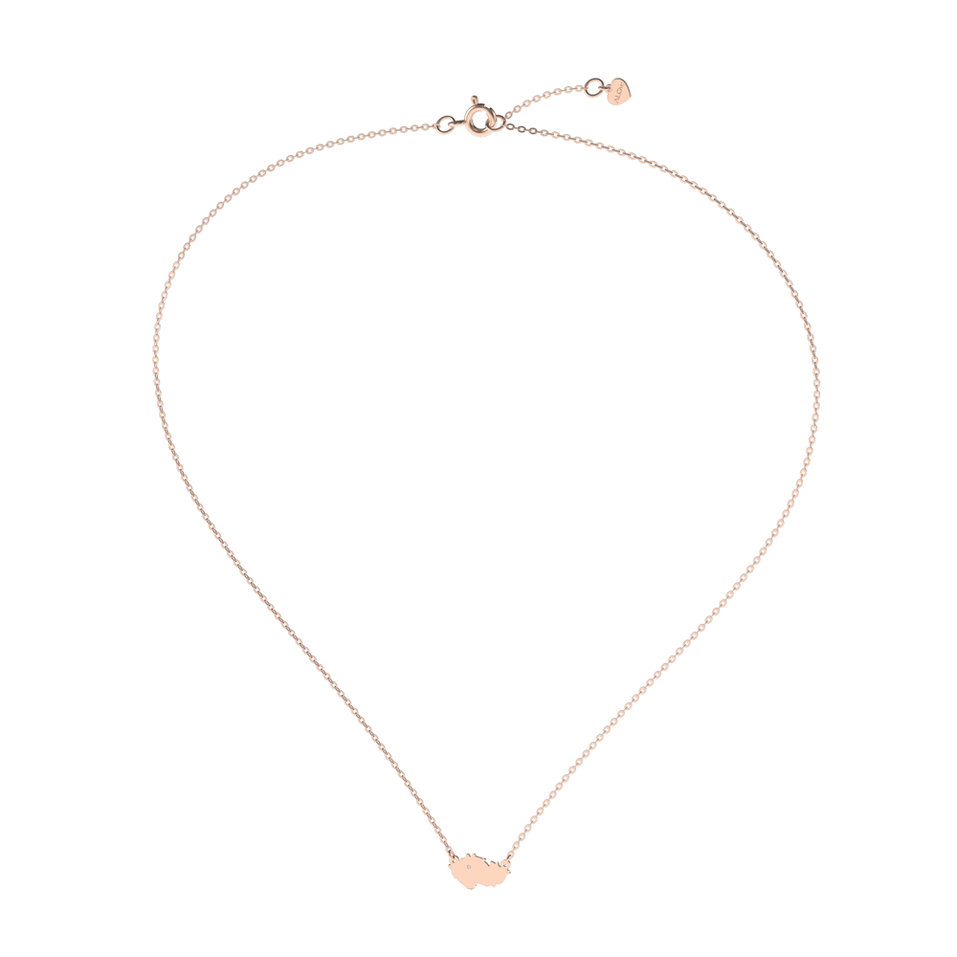 Náhrdelník s diamantem My Home