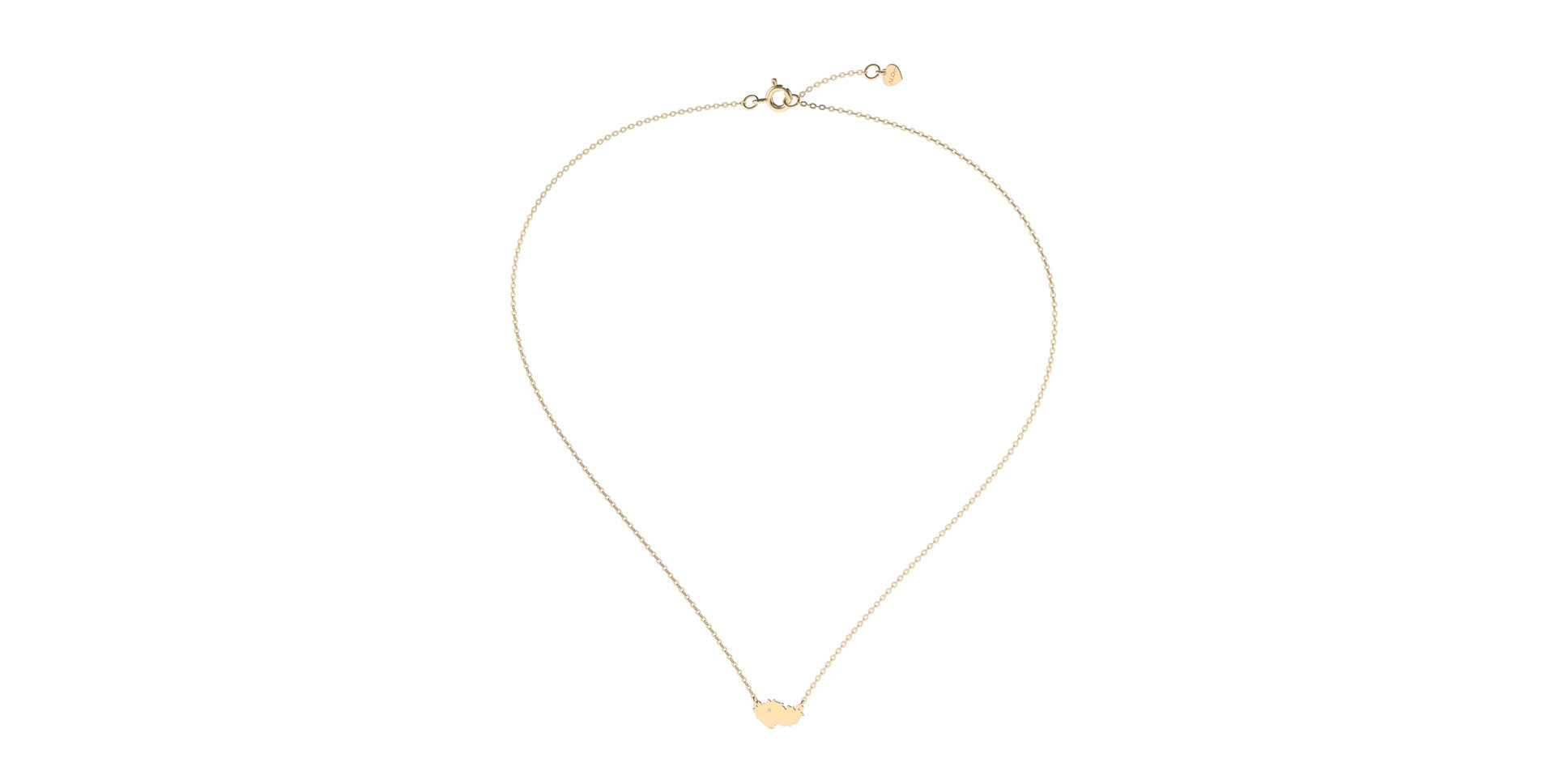 Náhrdelník s diamantem My Home