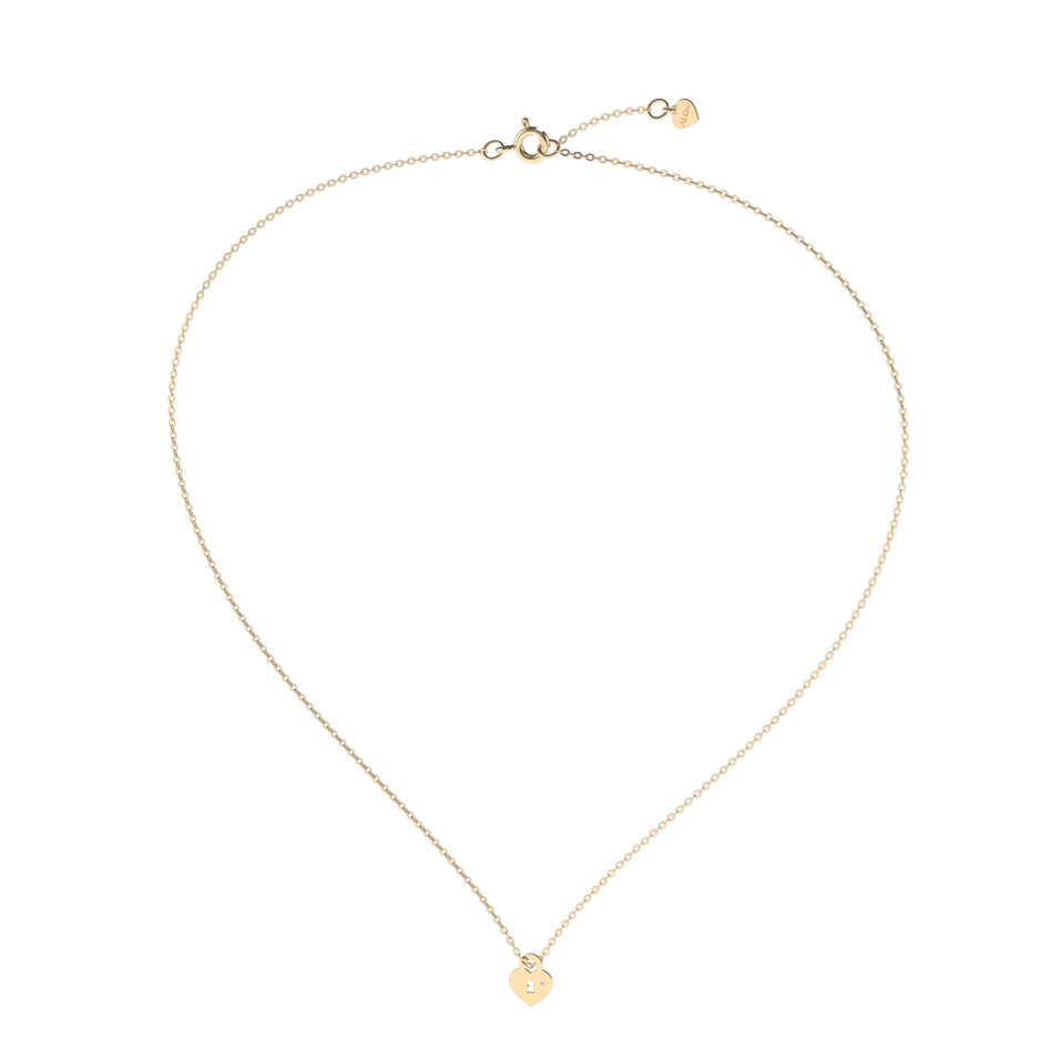 Náhrdelník s diamantem Little Heart Lock