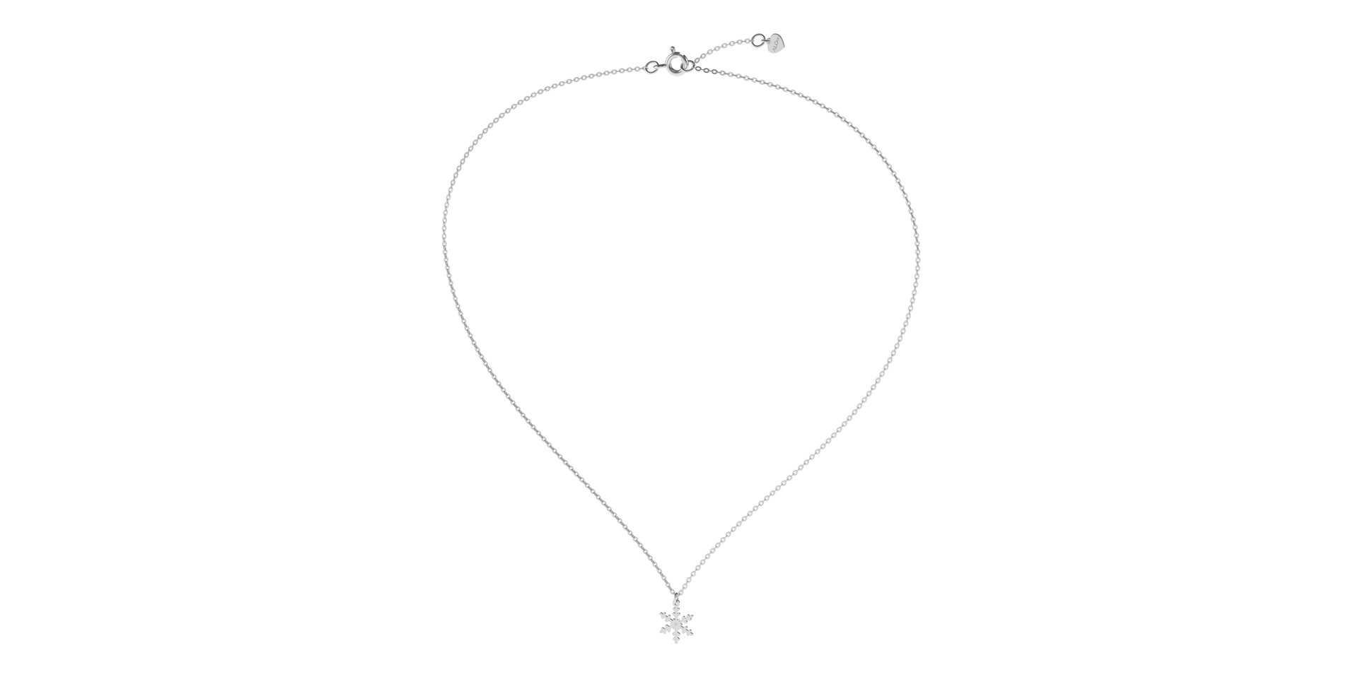 Náhrdelník s diamantem Little Snowflake