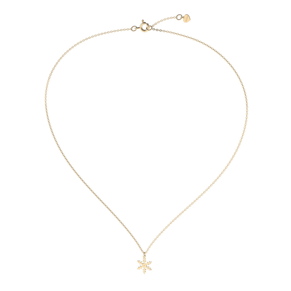 Náhrdelník s diamantem Little Snowflake