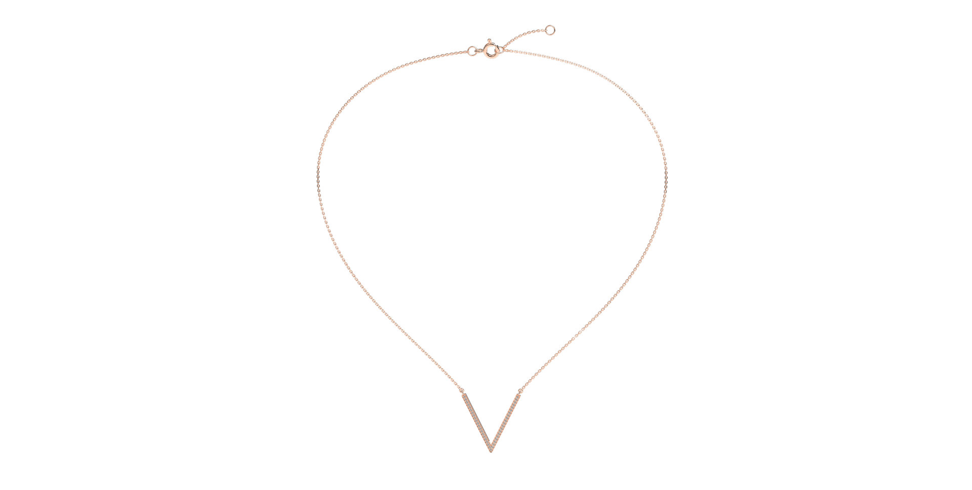 Náhrdelník s diamanty Little Victory