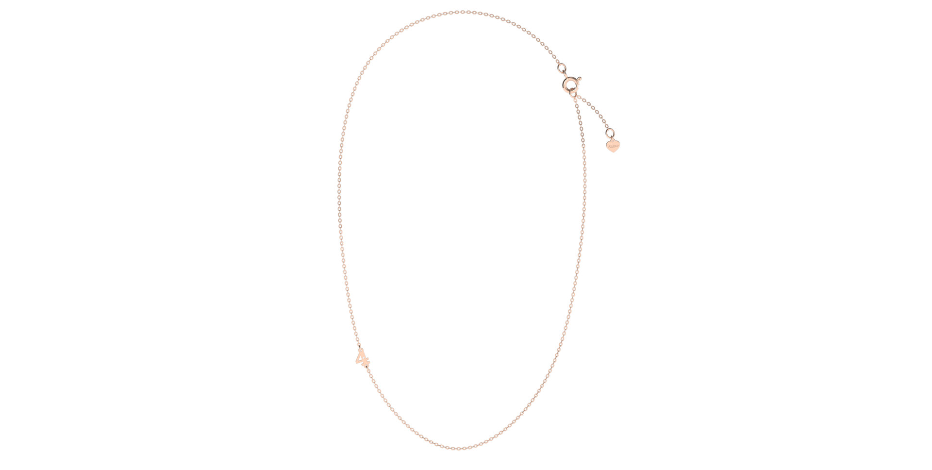 Náhrdelník s diamantem Lucky Four