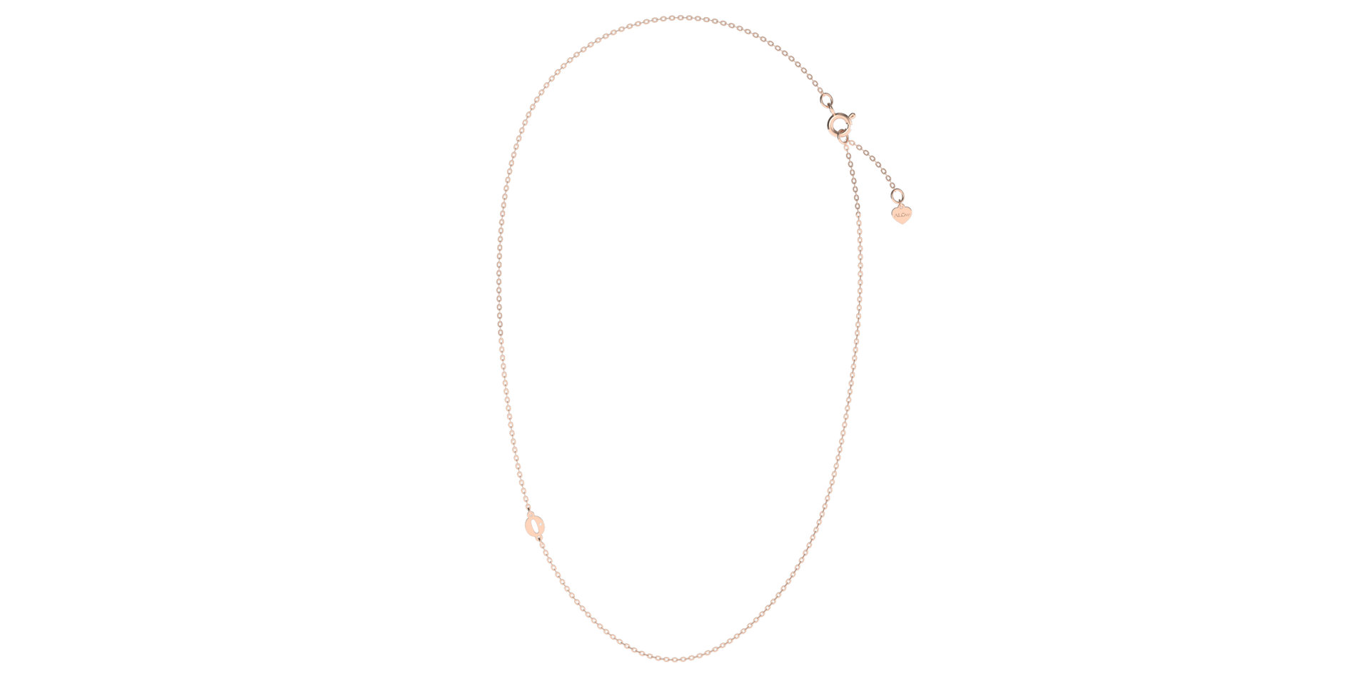 Náhrdelník s diamantem Lucky Zero