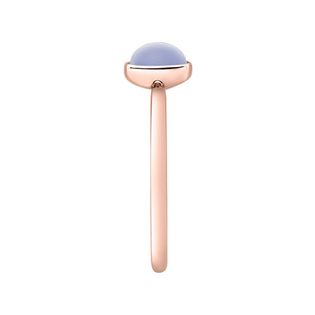 Prsten s chalcedonem blue Bonbon