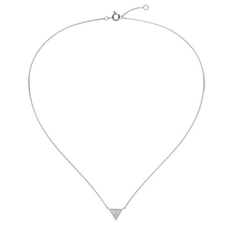 Náhrdelník s diamanty Sparkling Triangle