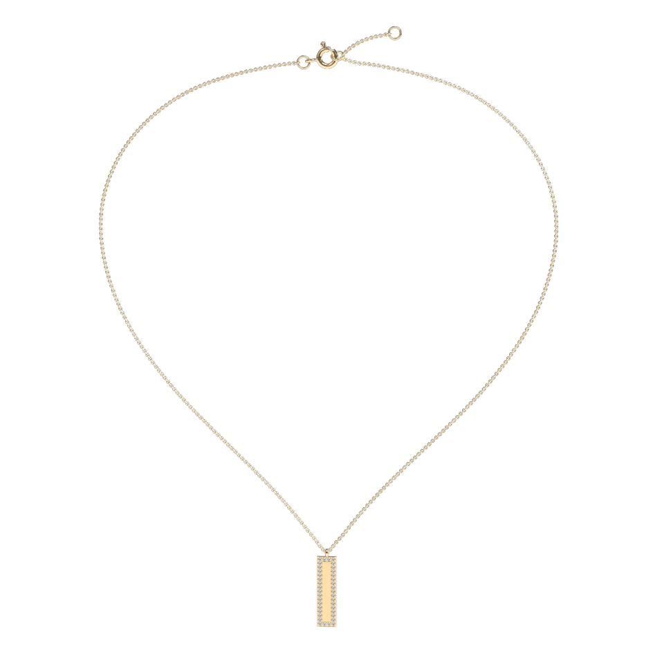 Náhrdelník s diamanty Diamond Shimmer