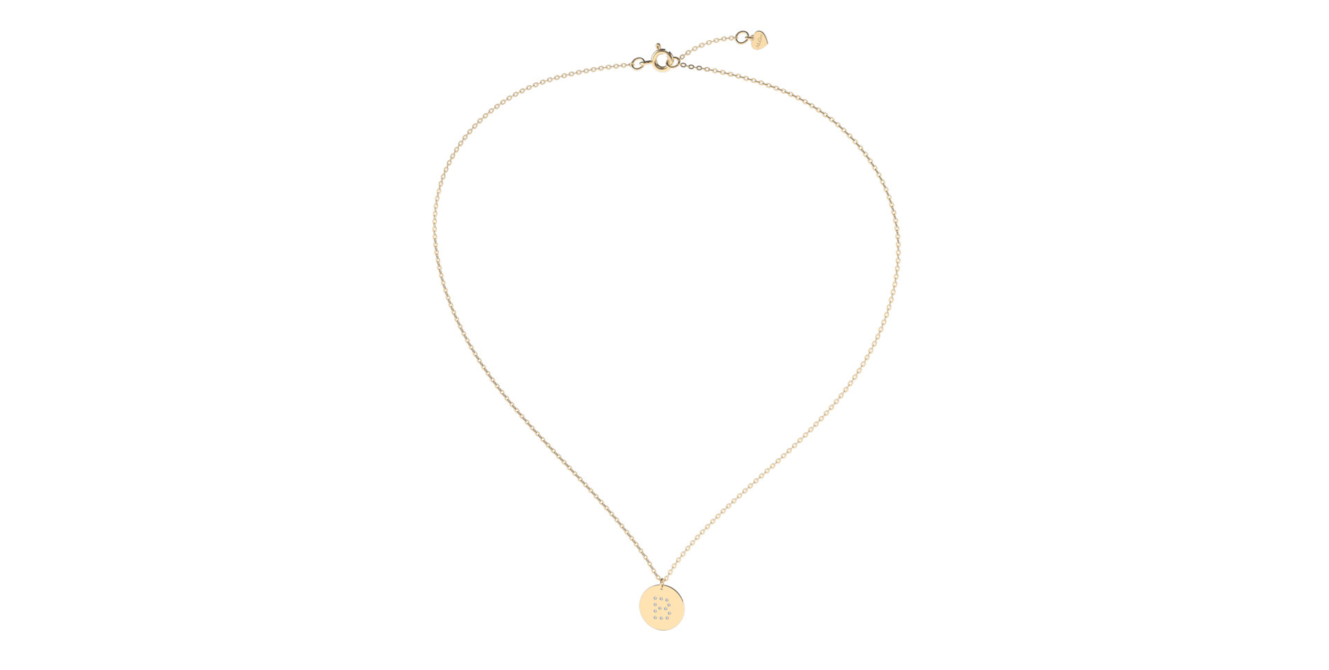 Náhrdelník s diamanty Diamond Coins B