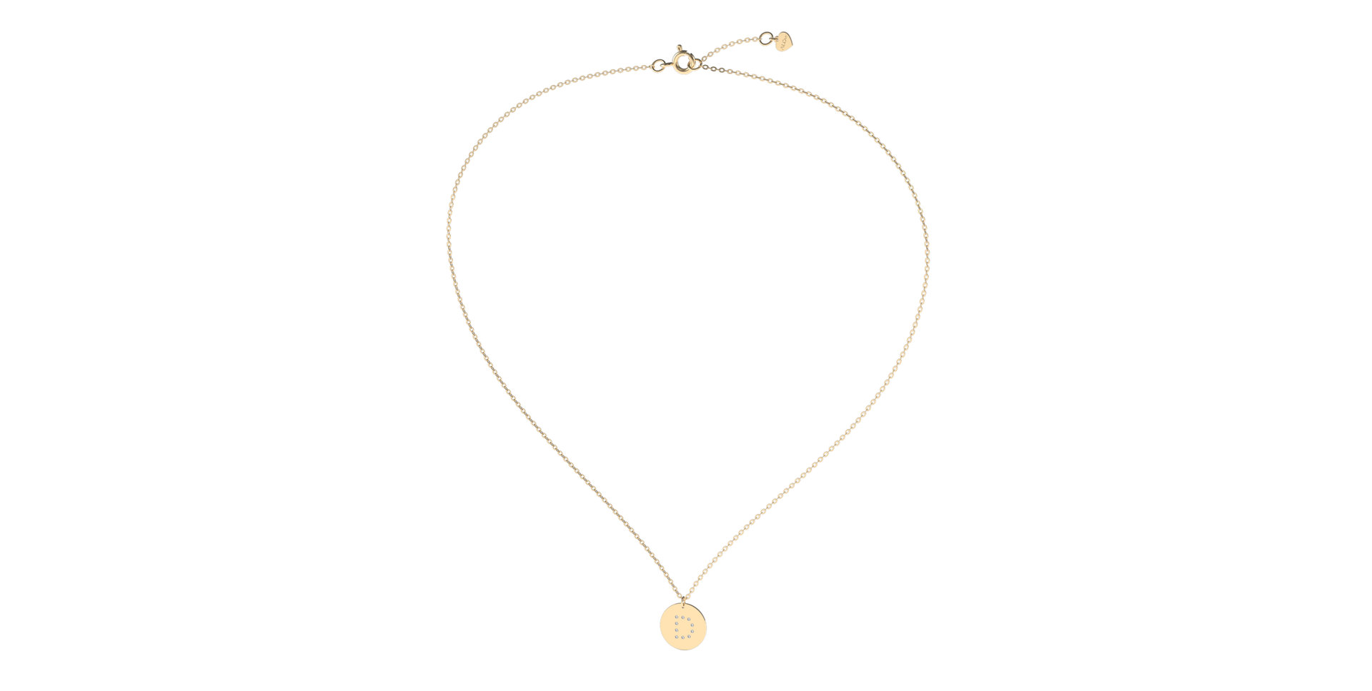 Náhrdelník s diamanty Diamond Coins D