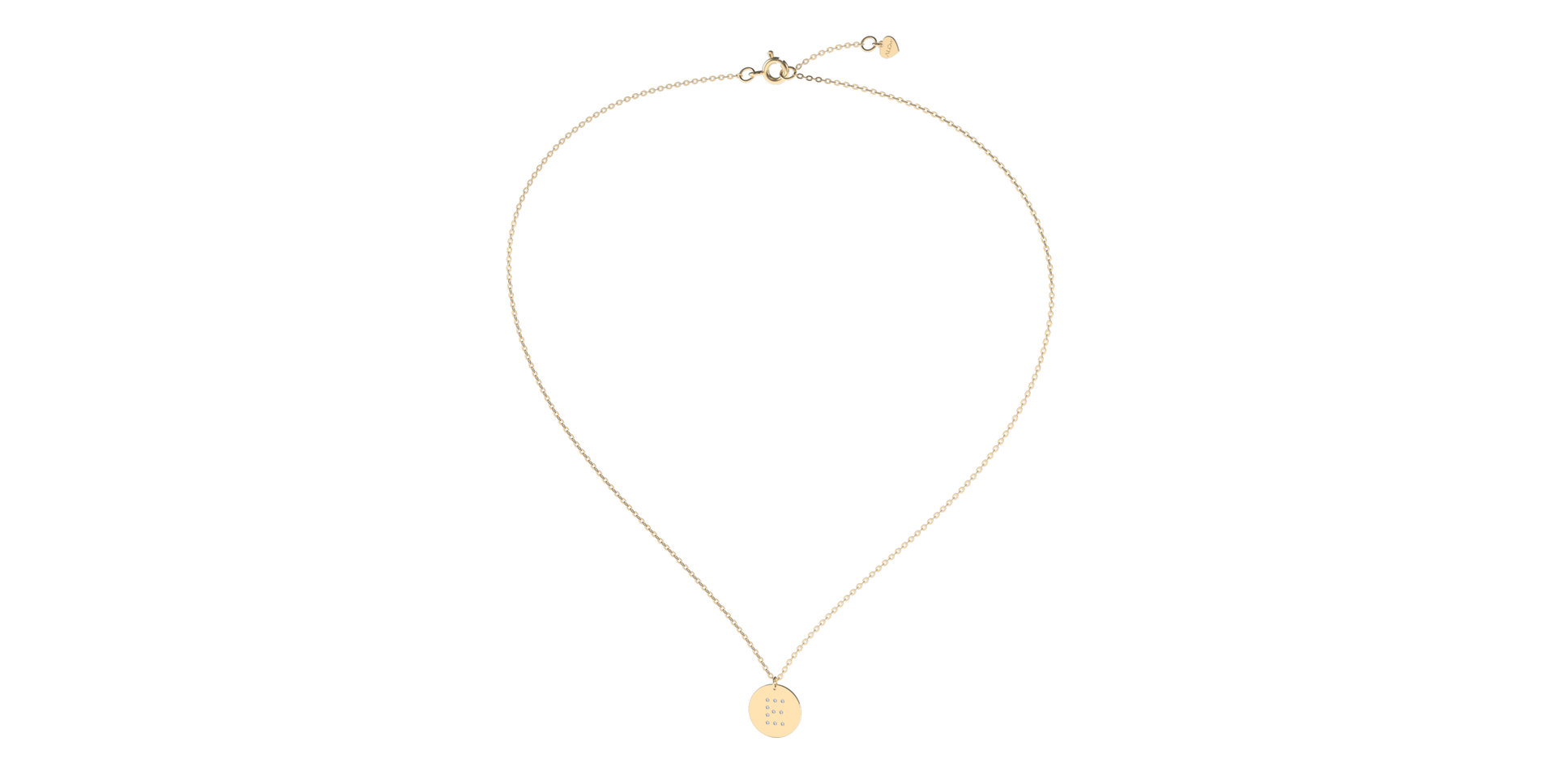 Náhrdelník s diamanty Diamond Coins E