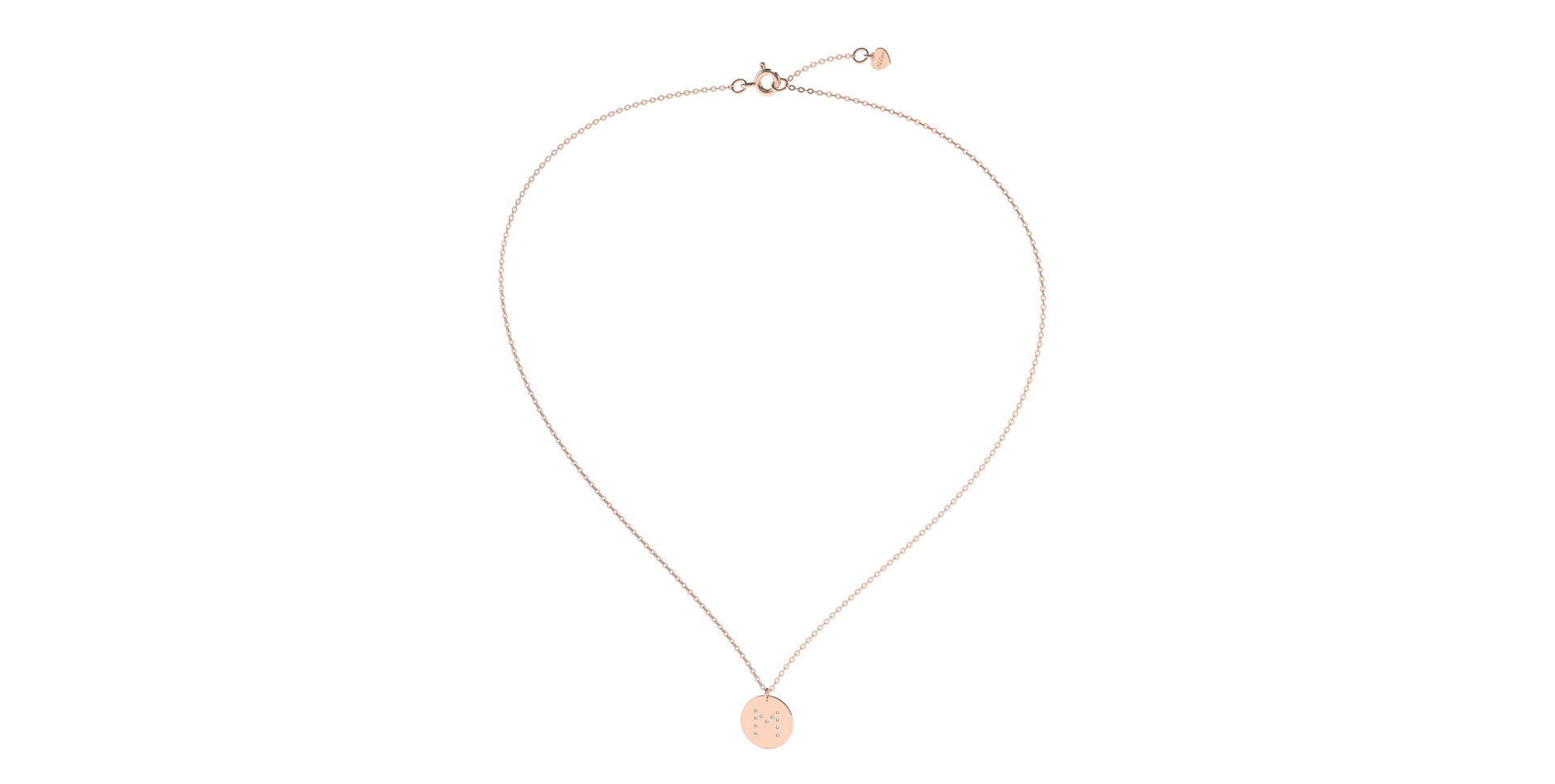 Náhrdelník s diamanty Diamond Coins M