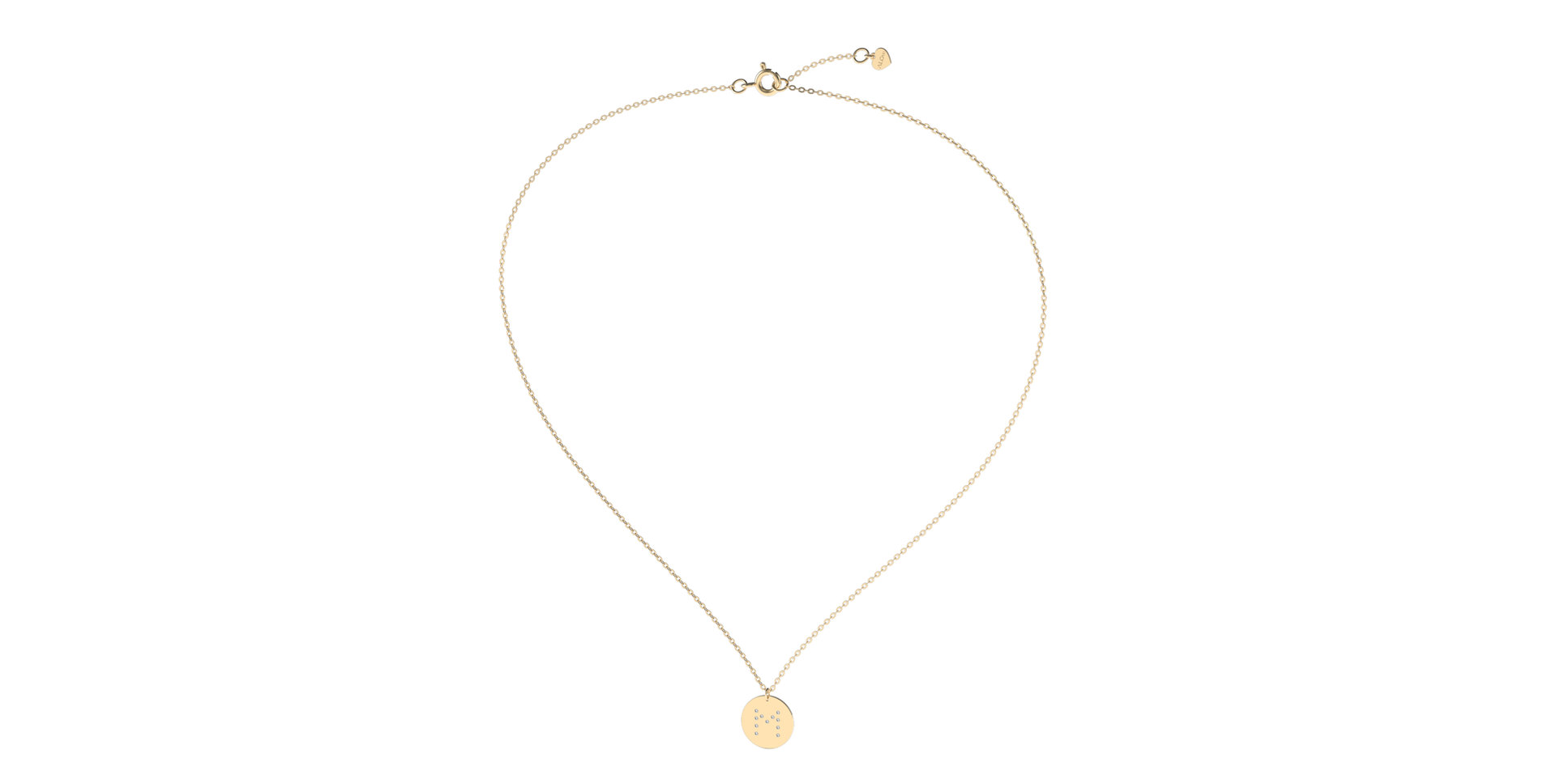 Náhrdelník s diamanty Diamond Coins M