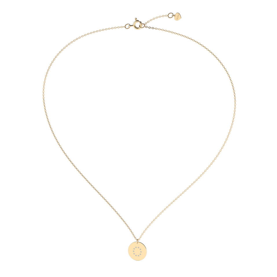 Náhrdelník s diamanty Diamond Coins O