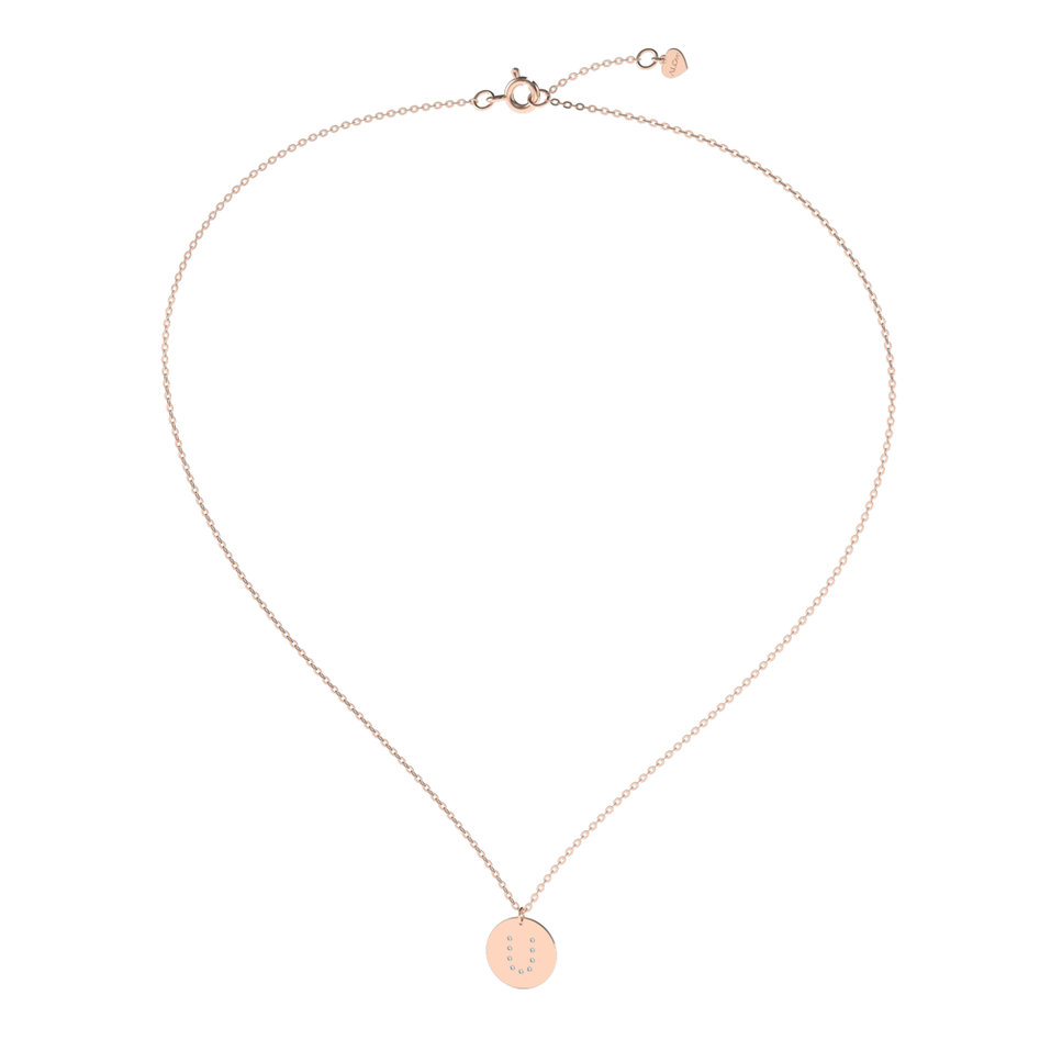 Náhrdelník s diamanty Diamond Coins U
