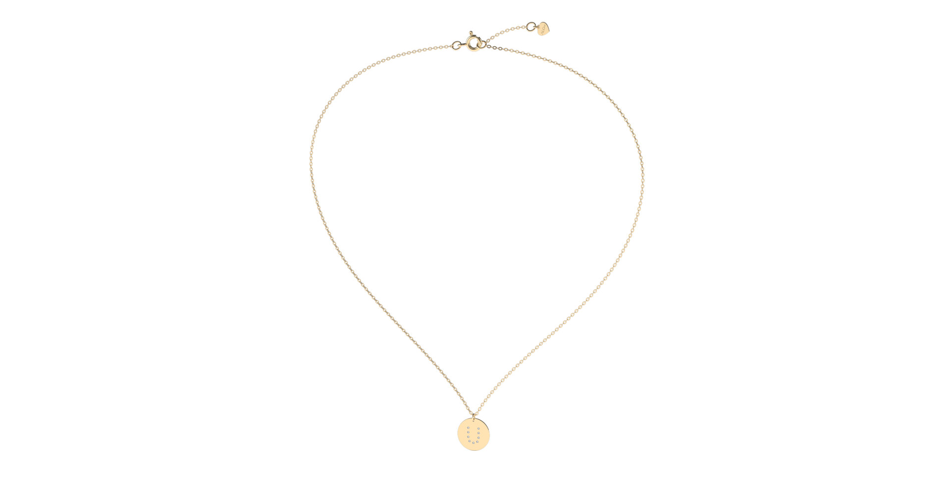 Náhrdelník s diamanty Diamond Coins U