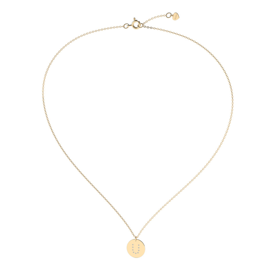 Náhrdelník s diamanty Diamond Coins U