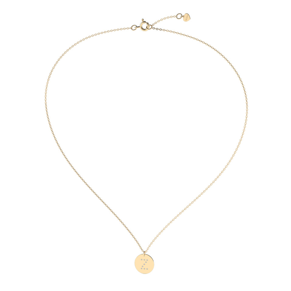 Náhrdelník s diamanty Diamond Coins Z