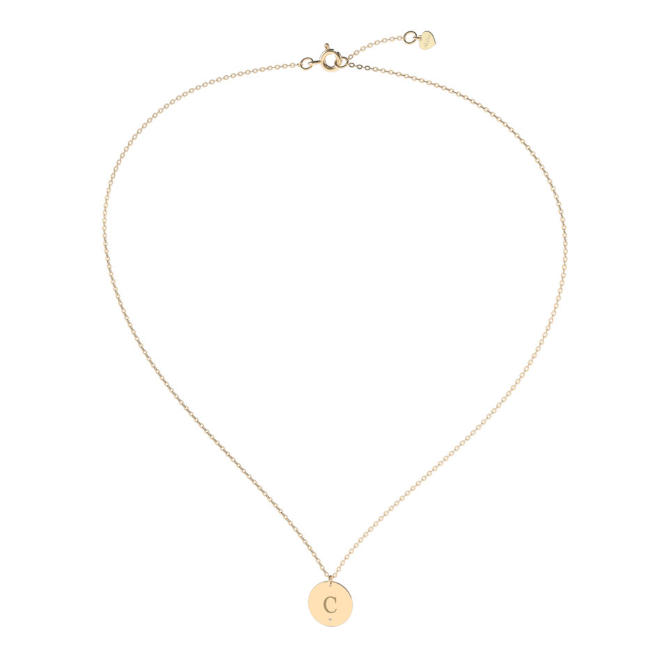 Náhrdelník s diamantem Big Coins C