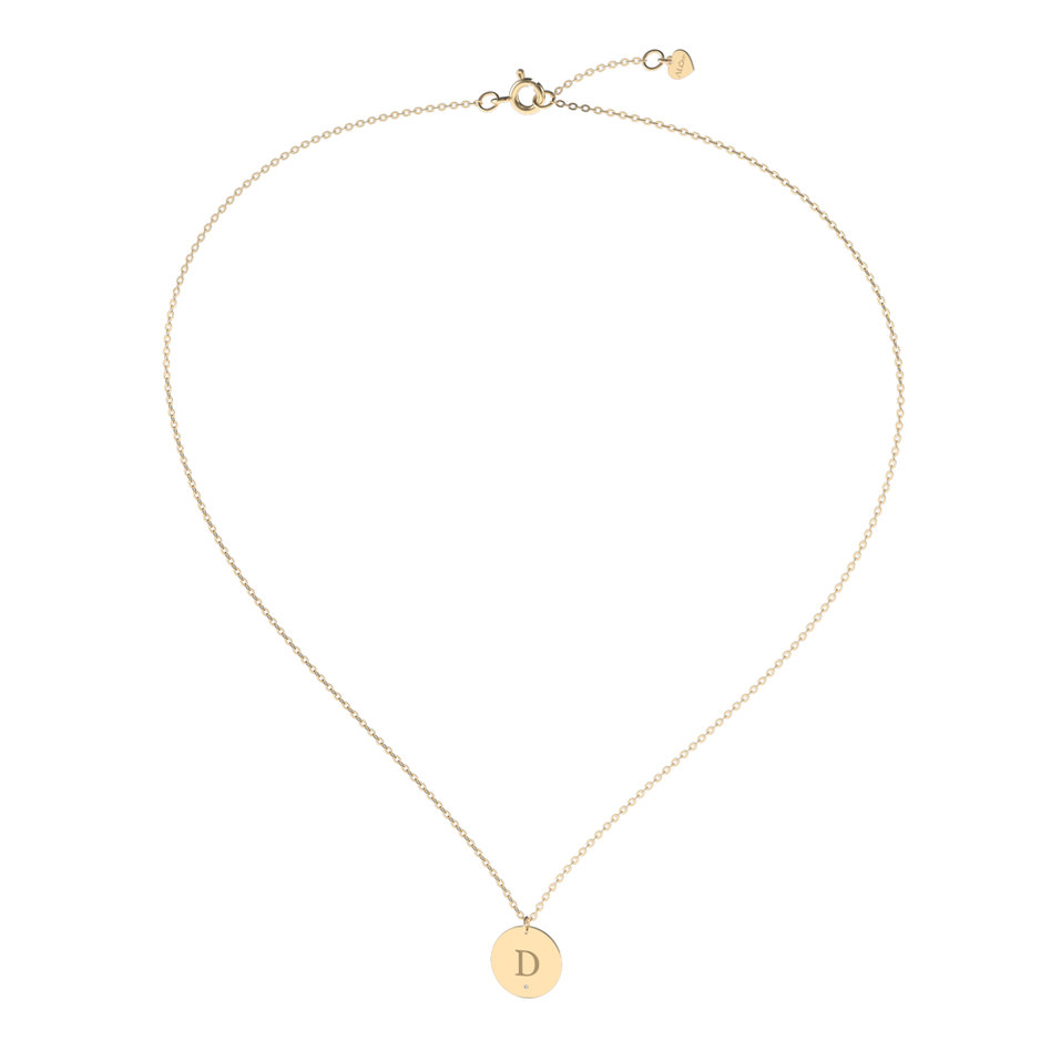 Náhrdelník s diamantem Big Coins D