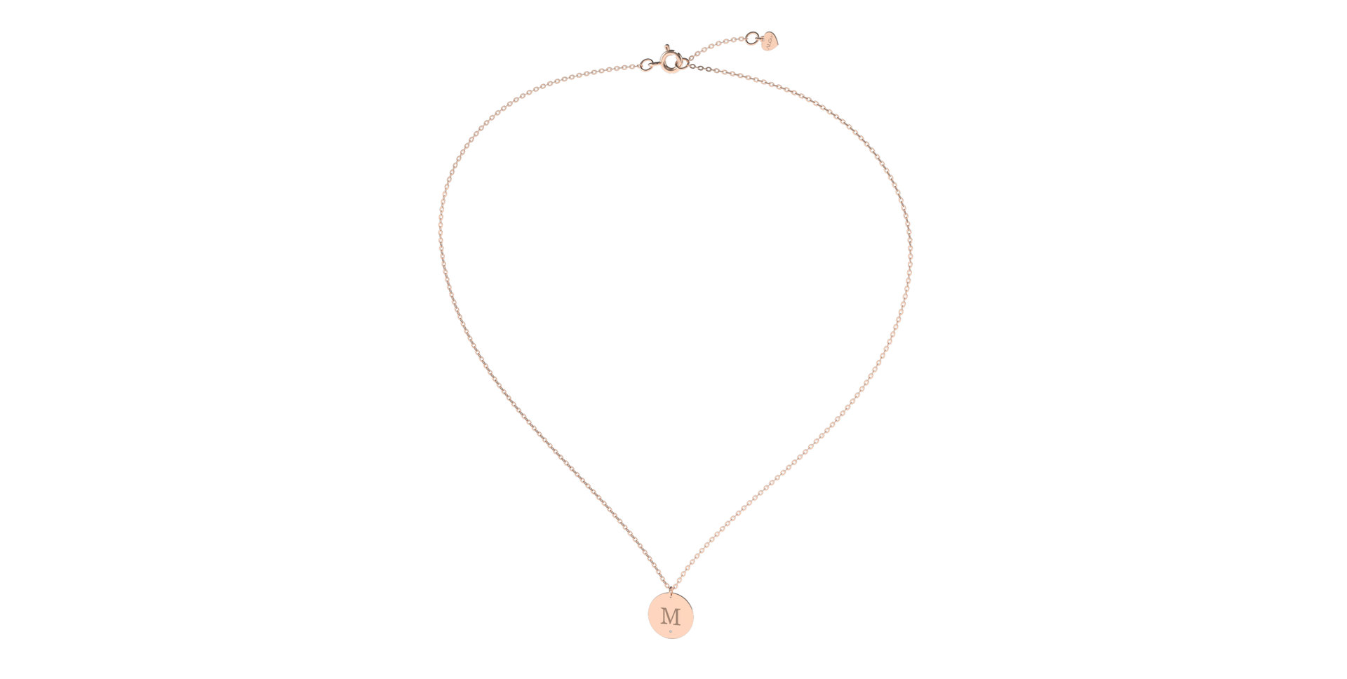 Náhrdelník s diamantem Big Coins M