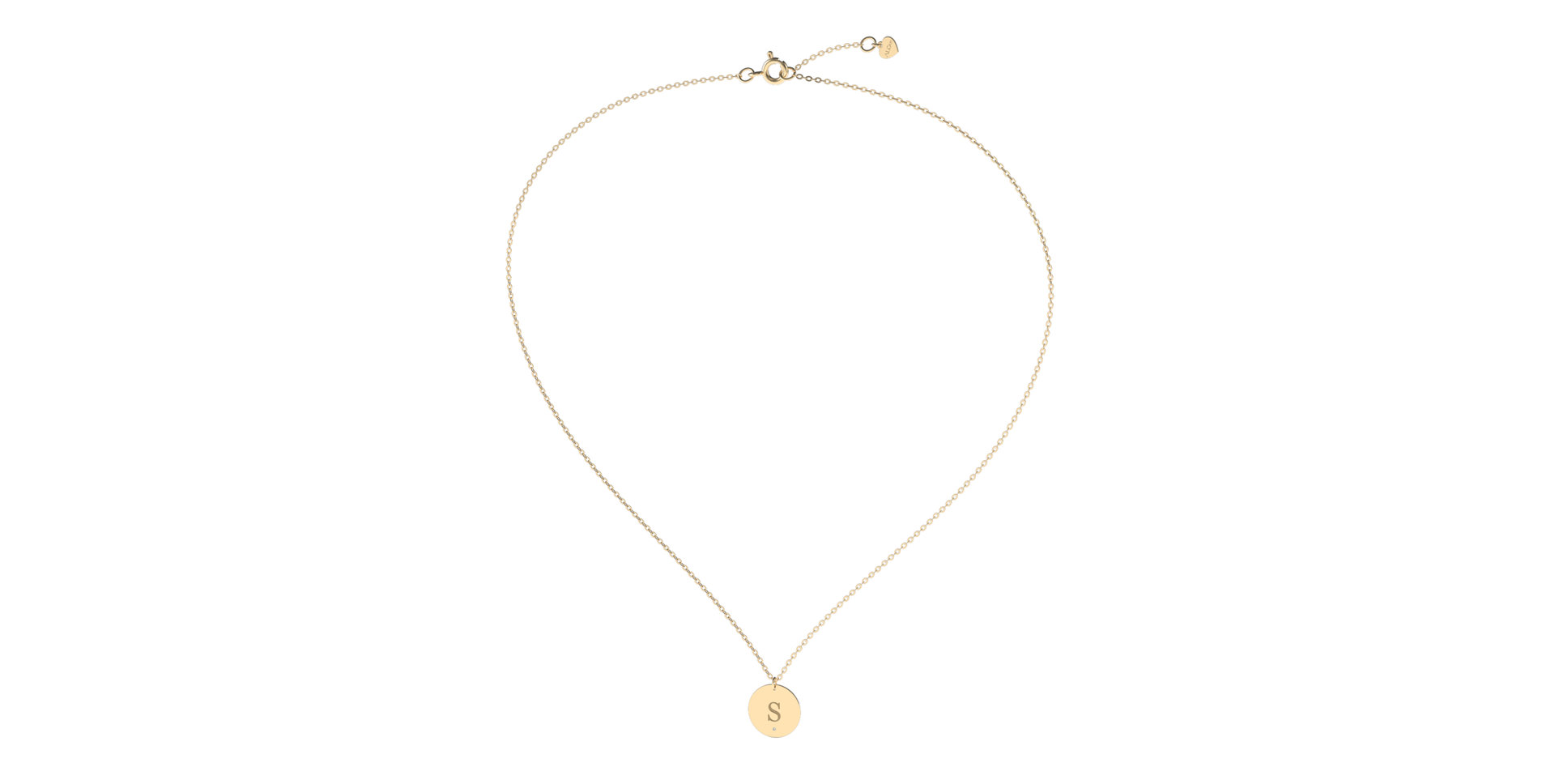 Náhrdelník s diamantem Big Coins S