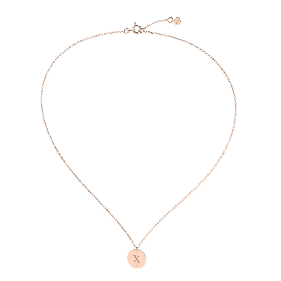 Náhrdelník s diamantem Big Coins X