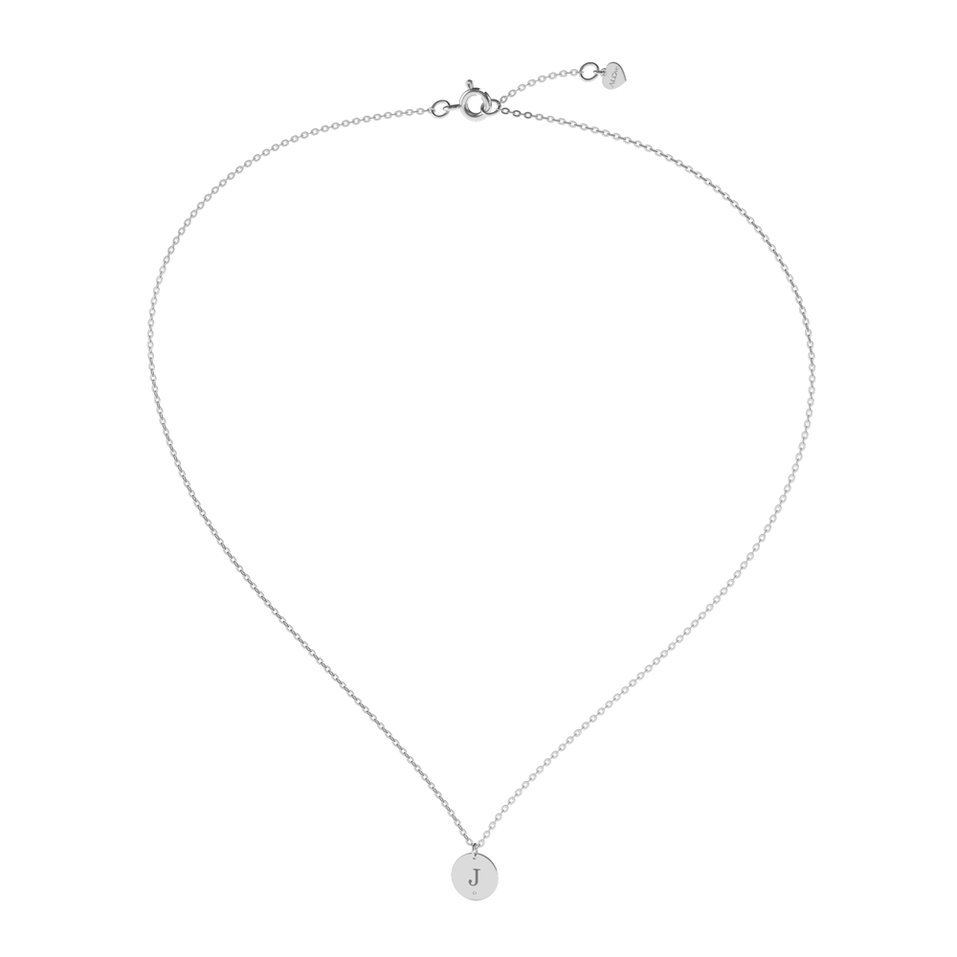Náhrdelník s diamantem Little Coins J