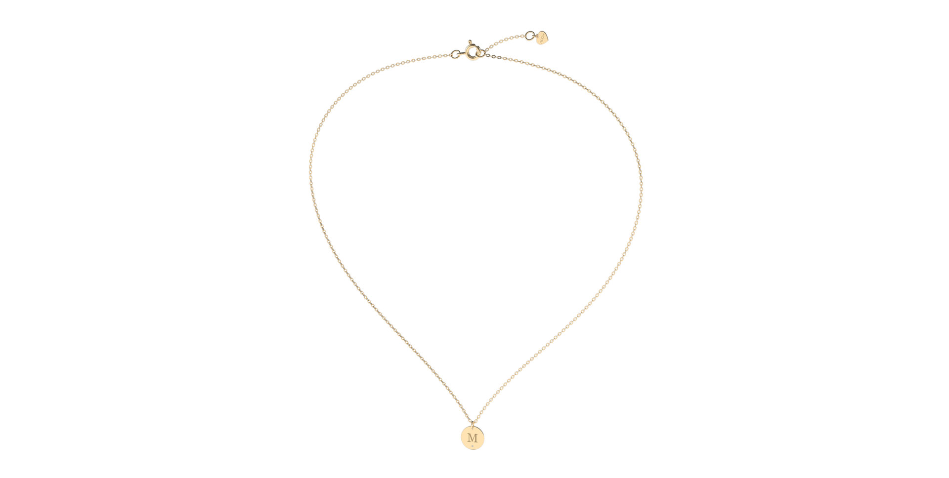 Náhrdelník s diamantem Little Coins M