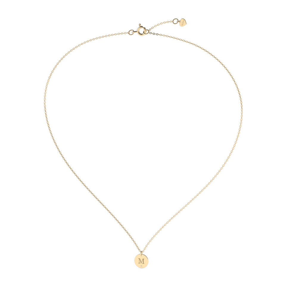Náhrdelník s diamantem Little Coins M