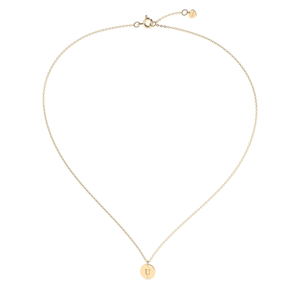 Náhrdelník s diamantem Little Coins U